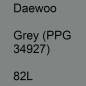 Preview: Daewoo, Grey (PPG 34927), 82L.